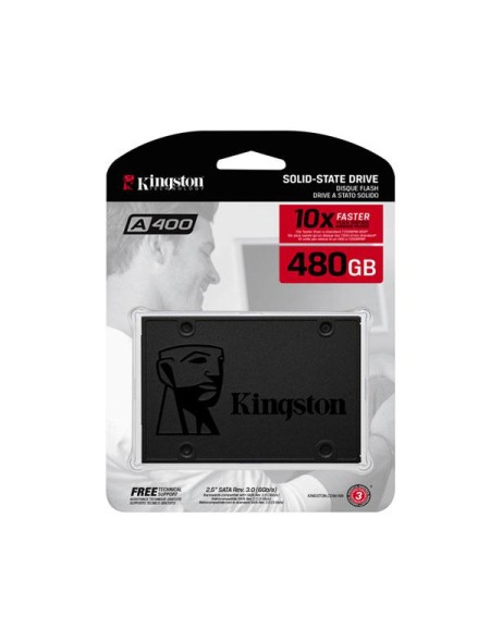 Disco duro 2.5 SSD Kingston 480Gb SSDnow sata3 sa400 SA400S37/480G