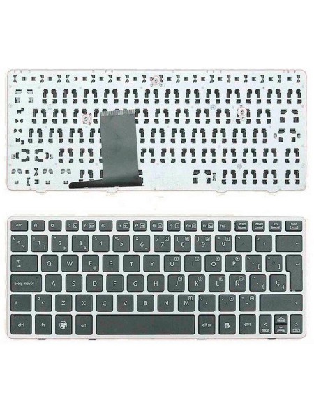 Teclado compatible para portátil HP Elitebook 2560p / 2570p / Español / Marco Plata