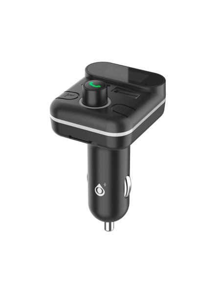 Transmisor FM NT7007 / Bluetooh 5.1 / Manos libres / 2xUSB 5v 3.4a / Micro sd / Negro / One+ / 2700072