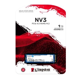 Disco Duro SSD M.2 Pcie 4.0 Nvme Kingston NV3 / 1Tb / M.2 2280 / 6.000-4.000 MB/s / SNV3S/1000G